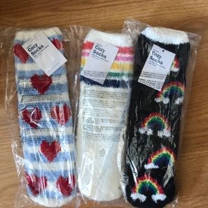 🎉Set of 3!🎉 - Graphic Chenille Soft & Cozy Socks